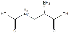 L-Glutamic  acid-4-13C Structure