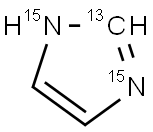 咪唑-2-13C,15N2,,结构式