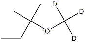 1,1-Dimethylpropyl  methyl-d3  ether 结构式