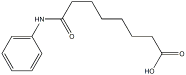 辛酰苯胺酸, , 结构式