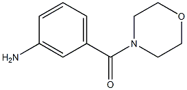 (3-aminophenyl)(4-morpholinyl)methanone Structure