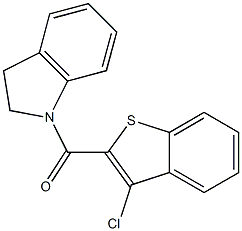  (3-chloro-1-benzothiophen-2-yl)(2,3-dihydro-1H-indol-1-yl)methanone