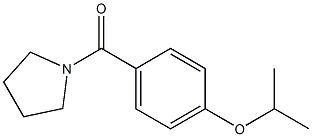 (4-isopropoxyphenyl)(1-pyrrolidinyl)methanone