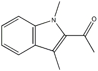 1-(1,3-dimethyl-1H-indol-2-yl)-1-ethanone 结构式