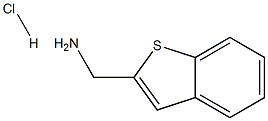 1-(1-benzothien-2-yl)methanamine hydrochloride,,结构式