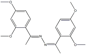 1-(2,4-dimethoxyphenyl)-1-ethanone N-[(E)-1-(2,4-dimethoxyphenyl)ethylidene]hydrazone