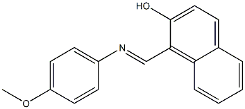  1-{[(4-methoxyphenyl)imino]methyl}-2-naphthol