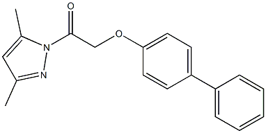 2-([1,1'-biphenyl]-4-yloxy)-1-(3,5-dimethyl-1H-pyrazol-1-yl)-1-ethanone