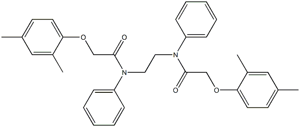 2-(2,4-dimethylphenoxy)-N-(2-{[2-(2,4-dimethylphenoxy)acetyl]anilino}ethyl)-N-phenylacetamide