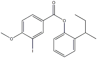 2-(sec-butyl)phenyl 3-iodo-4-methoxybenzoate|