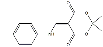 2,2-dimethyl-5-(4-toluidinomethylene)-1,3-dioxane-4,6-dione