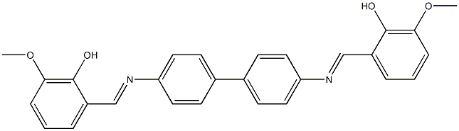 2-{[(4'-{[(E)-(2-hydroxy-3-methoxyphenyl)methylidene]amino}[1,1'-biphenyl]-4-yl)imino]methyl}-6-methoxyphenol