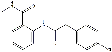 2-{[2-(4-chlorophenyl)acetyl]amino}-N-methylbenzamide