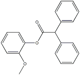 2-methoxyphenyl 2,2-diphenylacetate 结构式