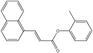 2-methylphenyl (E)-3-(1-naphthyl)-2-propenoate