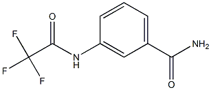 3-[(2,2,2-trifluoroacetyl)amino]benzamide 化学構造式