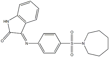 3-{[4-(1-azepanylsulfonyl)phenyl]imino}-1H-indol-2-one