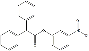 3-nitrophenyl 2,2-diphenylacetate,,结构式