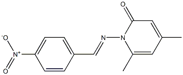 4,6-dimethyl-1-{[(E)-(4-nitrophenyl)methylidene]amino}-2(1H)-pyridinone