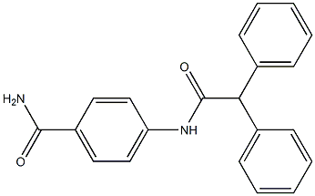4-[(2,2-diphenylacetyl)amino]benzamide