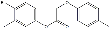  4-bromo-3-methylphenyl 2-(4-methylphenoxy)acetate