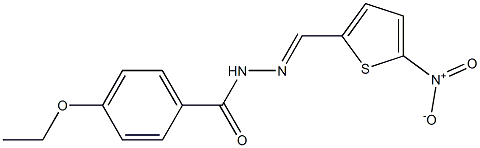 4-ethoxy-N'-[(E)-(5-nitro-2-thienyl)methylidene]benzohydrazide