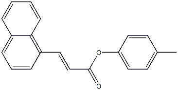 4-methylphenyl (E)-3-(1-naphthyl)-2-propenoate