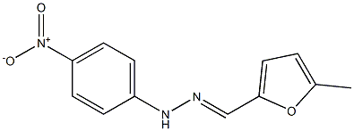 5-methyl-2-furaldehyde N-(4-nitrophenyl)hydrazone,,结构式