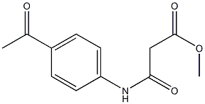 methyl 3-(4-acetylanilino)-3-oxopropanoate