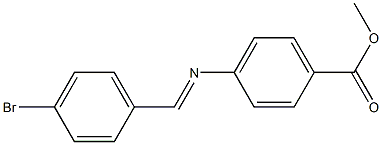 methyl 4-{[(E)-(4-bromophenyl)methylidene]amino}benzoate|