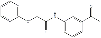 N-(3-acetylphenyl)-2-(2-methylphenoxy)acetamide