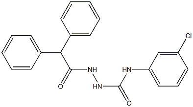 N-(3-chlorophenyl)-2-(2,2-diphenylacetyl)-1-hydrazinecarboxamide