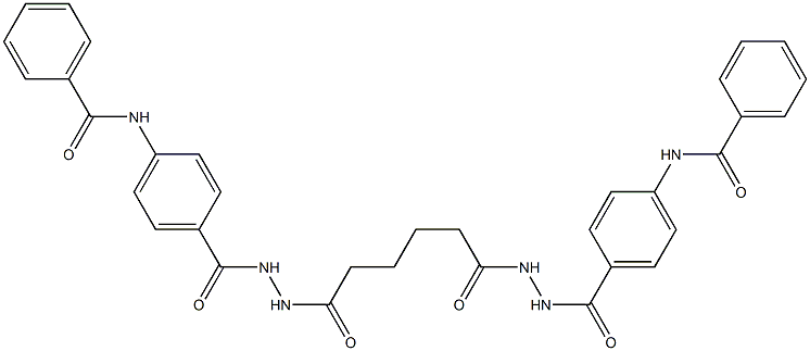  N-(4-{[2-(6-{2-[4-(benzoylamino)benzoyl]hydrazino}-6-oxohexanoyl)hydrazino]carbonyl}phenyl)benzamide