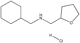 N-(cyclohexylmethyl)(tetrahydro-2-furanyl)methanamine hydrochloride Structure