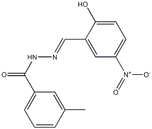 N'-[(E)-(2-hydroxy-5-nitrophenyl)methylidene]-3-methylbenzohydrazide|