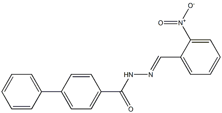 N'-[(E)-(2-nitrophenyl)methylidene][1,1'-biphenyl]-4-carbohydrazide