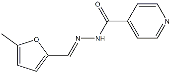 N'-[(E)-(5-methyl-2-furyl)methylidene]isonicotinohydrazide Structure