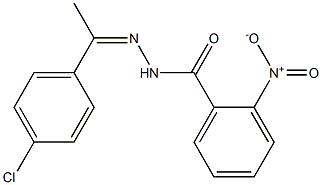 N'-[(Z)-1-(4-chlorophenyl)ethylidene]-2-nitrobenzohydrazide Structure