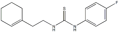 N-[2-(1-cyclohexen-1-yl)ethyl]-N'-(4-fluorophenyl)thiourea