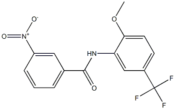 N-[2-methoxy-5-(trifluoromethyl)phenyl]-3-nitrobenzamide Structure