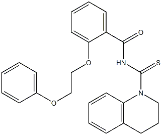 N-[3,4-dihydro-1(2H)-quinolinylcarbothioyl]-2-(2-phenoxyethoxy)benzamide