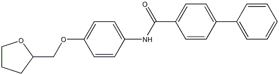 N-[4-(tetrahydro-2-furanylmethoxy)phenyl][1,1'-biphenyl]-4-carboxamide