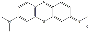 N-[7-(dimethylamino)-3H-phenothiazin-3-ylidene]-N-methylmethanaminium chloride 结构式
