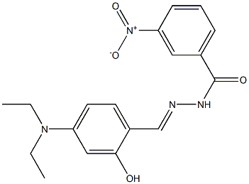 N'-{(E)-[4-(diethylamino)-2-hydroxyphenyl]methylidene}-3-nitrobenzohydrazide Structure