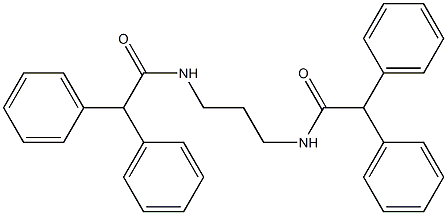 N-{3-[(2,2-diphenylacetyl)amino]propyl}-2,2-diphenylacetamide Structure