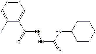  N-cyclohexyl-2-(2-iodobenzoyl)-1-hydrazinecarboxamide