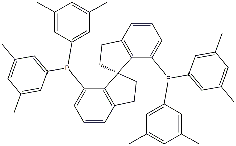 (R)-7,7'-双(二对甲基苯基膦基)-1,1'-螺二氢茚,,结构式