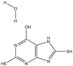 2,8-DIMERCAPTO-6-HYDROXYPURINE HYDRATE, 98+%