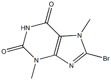 8-Bromo-3,7-dimethyl-3,7-dihydro-1H-purine-2,6-dione ,97% Structure