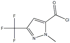 1-methyl-3-(trifluoromethyl)-1H-pyrazole-5-carbonyl chloride Structure